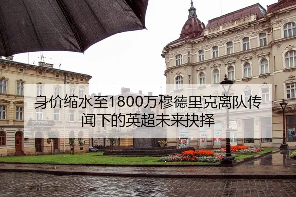 身价缩水至1800万穆德里克离队传闻下的英超未来抉择（Bobsports）